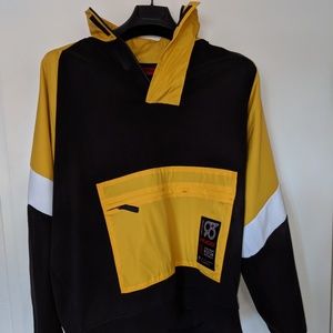 NEW! Relaxed-fit hybrid sweatshirt HUGO '93 label